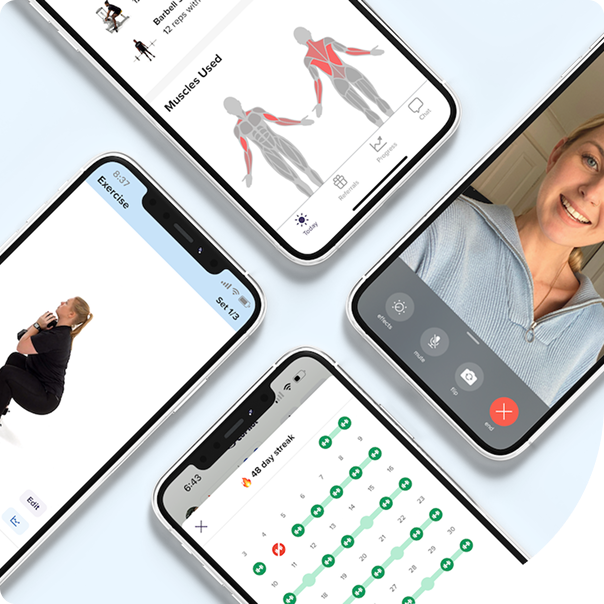 Health steps illustration