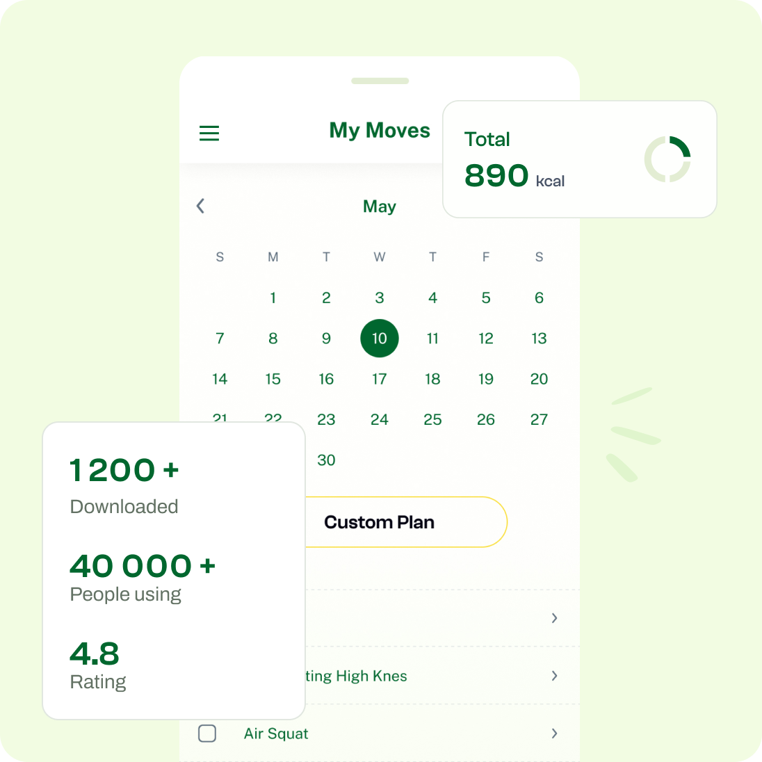 Healthy nutrition meal